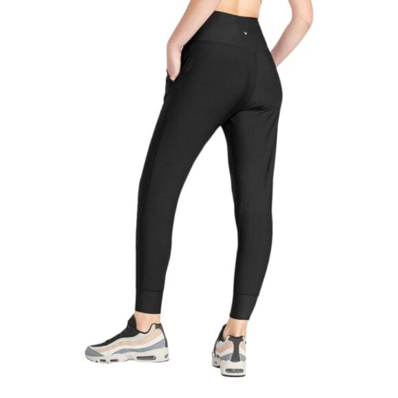 Old Navy Active Womens Powersoft‎ Joggers Sz XL Black High Rise Pull On Stretch - Picture 8 of 13